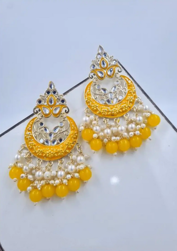 Ira Antique Gold Jhumka Earrings