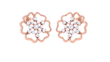 Petal Shine 925 Silver Earrings