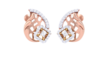 925 Silver Leaf Traditional Earrings for Girls & Women