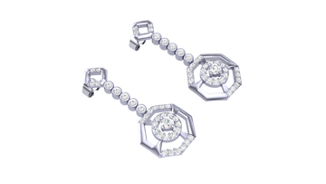 Hexagon Earrings