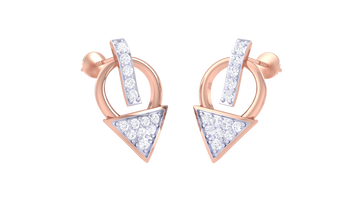 925 Silver Triangle Arrow Traditional Earrings for Girls & Women
