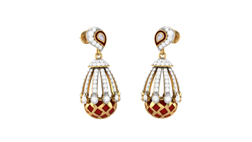 925 Silver Traditional Chandelier Earrings for Girls & Women