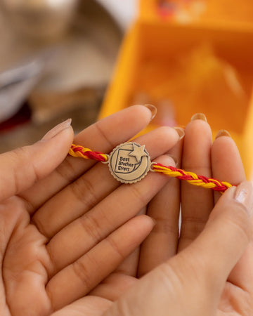 Best Brother Ever Rakhi in 92.5 Silver – Unique Raksha Bandhan Gift for Brothers