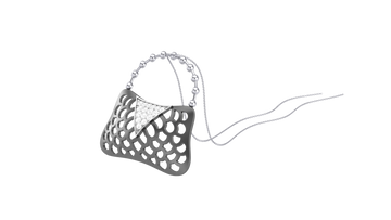 925 Silver Traditional Bag Shape Earrings for Girls & Women