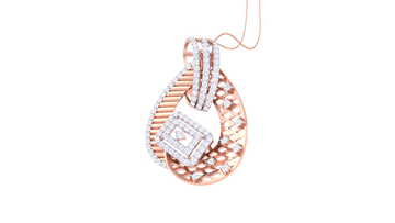 925 Silver LunaBloom Circle Floral Pendant