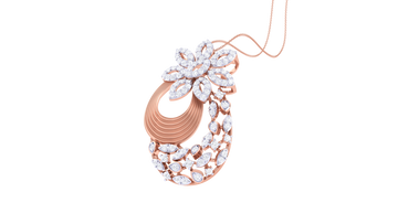 PetalShell Pendant 925 Silver – Floral Shell