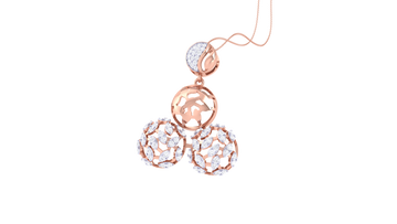 925 Silver – Double Bloom Pendant