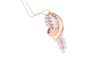 925 Silver – Leaf Pendant Traditional Leaf