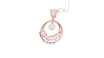 925 Silver – CircleLeaf Pendant