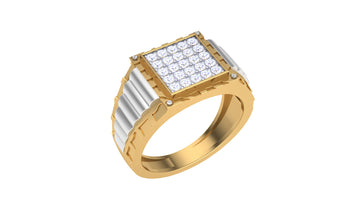 Heritage Band - 925 Sterling Silver Men's Ring