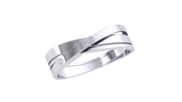 Eternal Bond 925 Silver Couple Rings – Unique Twist Design for Him & Her