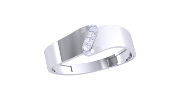 Waves of Love 925 Silver Matching Couple Rings – Unique Design for Him and Her