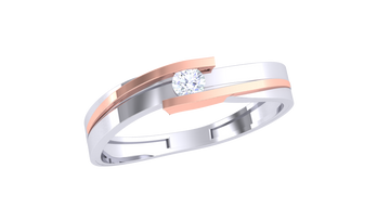 925 Silver Dual Embrace Couple Ring – Traditional Band Design
