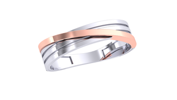 925 Silver Forever Embrace Couple Ring – Traditional Twist Design