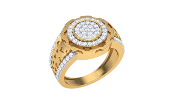Circle Core - 925 Sterling Silver Men’s Ring