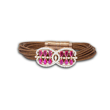 925 Silver Marigold Grace Bracelet – Traditional Royal Floral Design by Aneytri