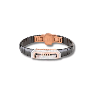 Flower Crest 925 Silver Bracelet