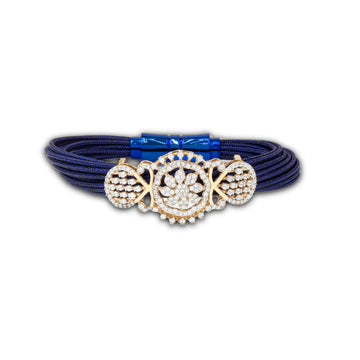 925 Silver Lotus Heritage Bracelet – Royal Traditional Design by Aneytri