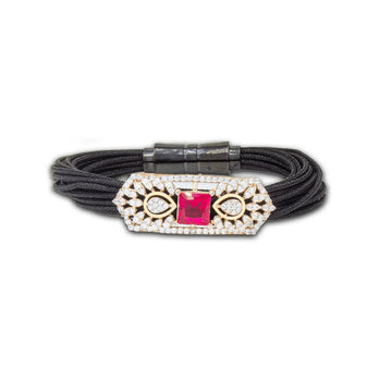 925 Silver Lotus Flame Bracelet – Traditional Royal Design by Aneytri