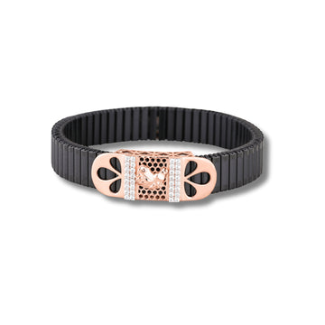Lotus Crest 925 Silver Bracelet