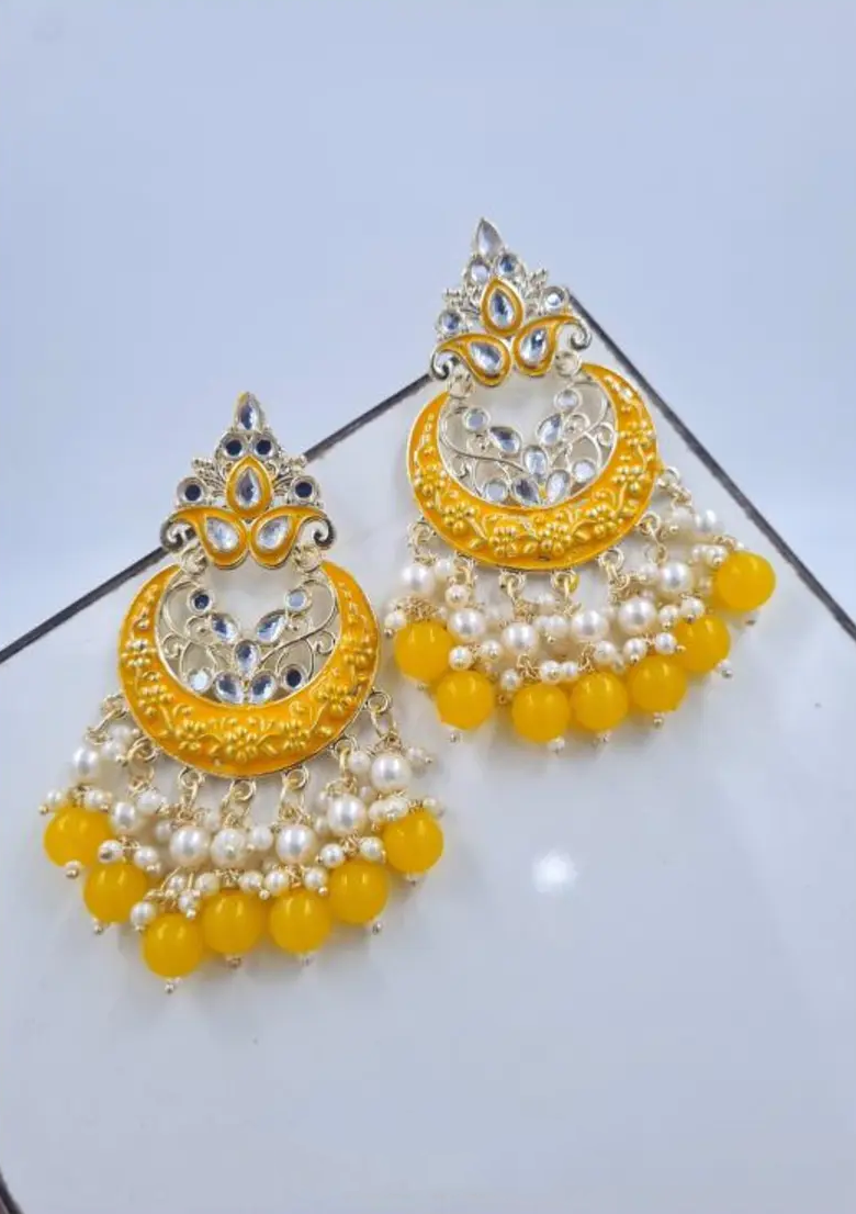 Ira Antique Gold Jhumka Earrings