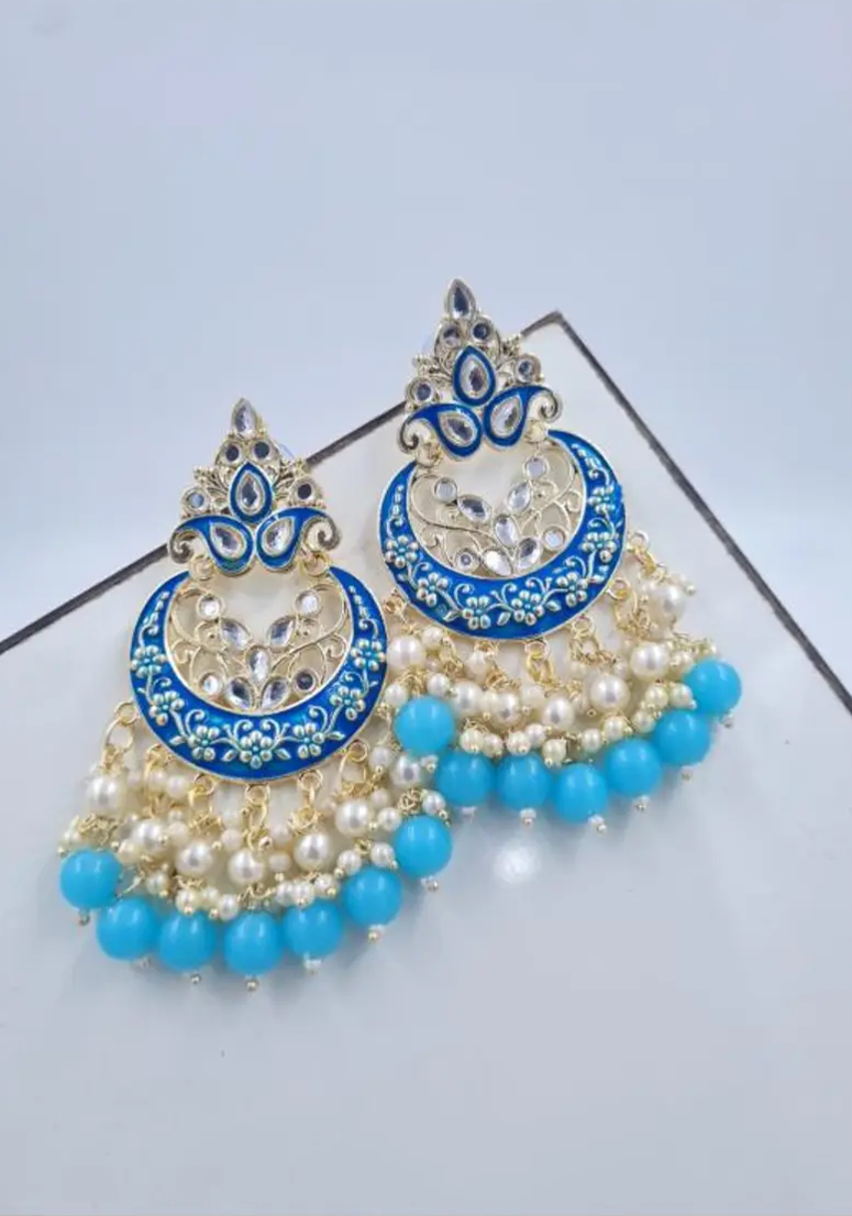 Ira Antique Gold Jhumka Earrings