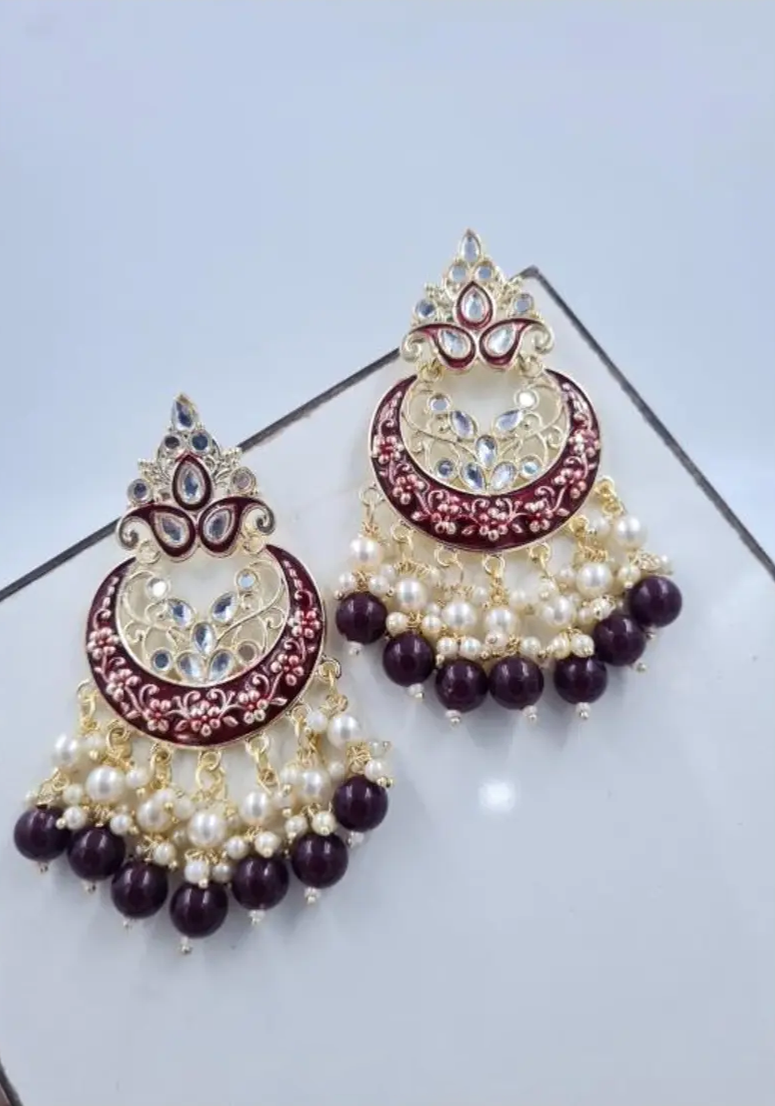 Ira Antique Gold Jhumka Earrings