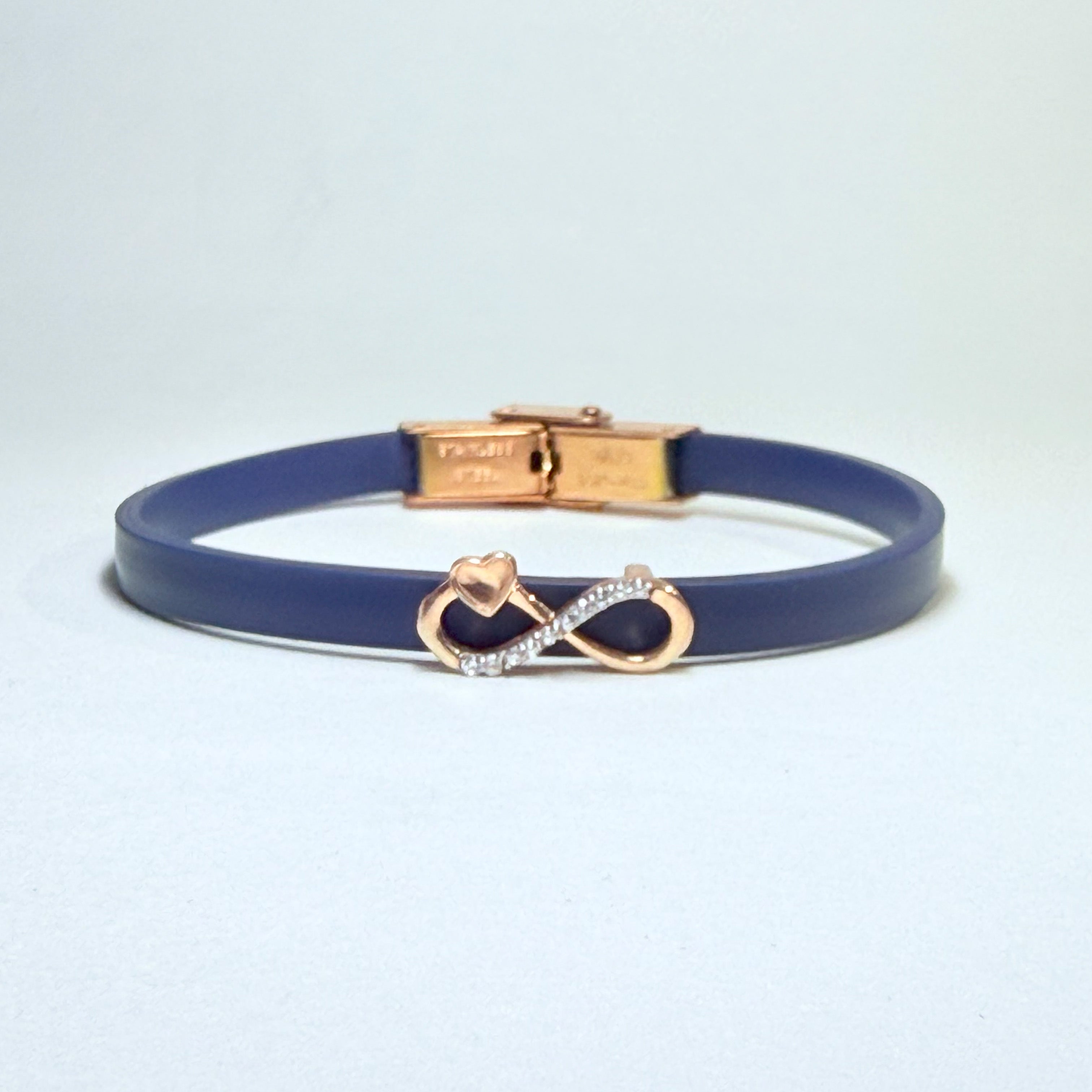 Infinity Love Rakhi Bracelet for Girls – Rose Gold Elegance | Aneytri Special for Girls Collection