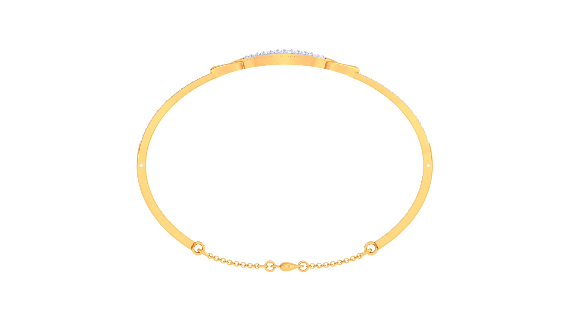 Elegant Leaf Embrace 925 Silver Bangle for Girls in Rose Gold & Gold Finish