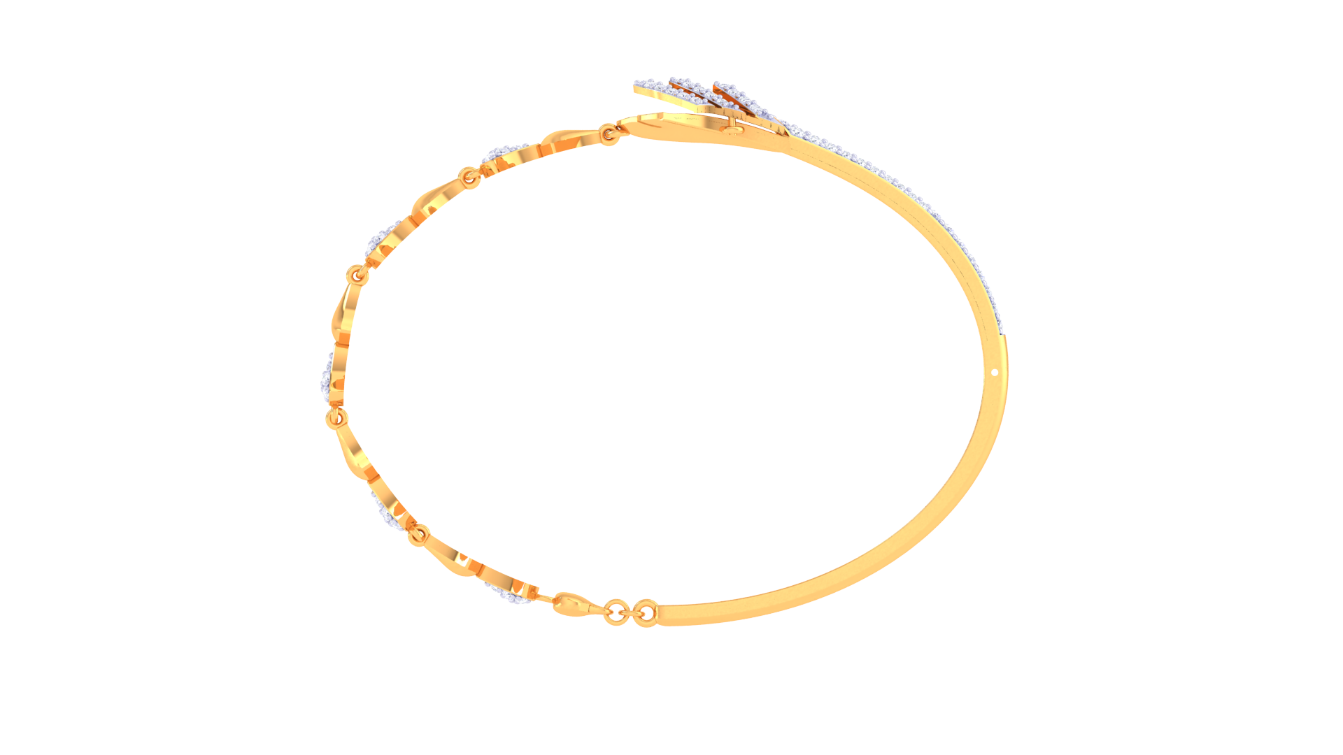 Sierra Spectrum 925 Silver Bangle for Girls – Rose Gold & Gold Finish