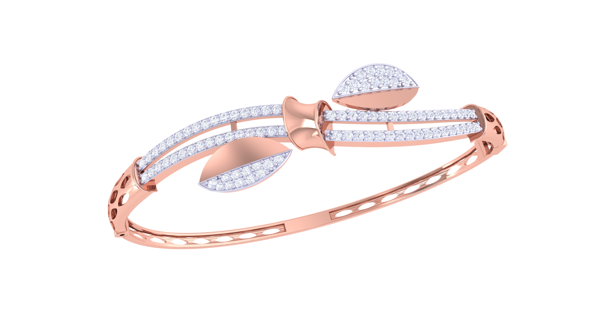 Petal Grace 925 Silver Bangle