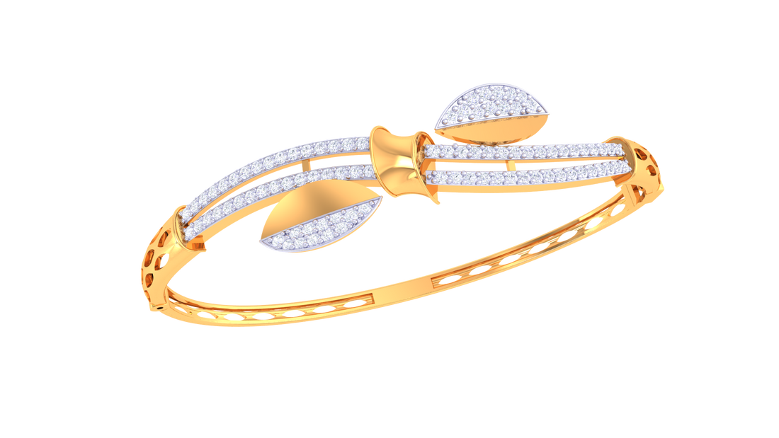 Petal Grace 925 Silver Bangle