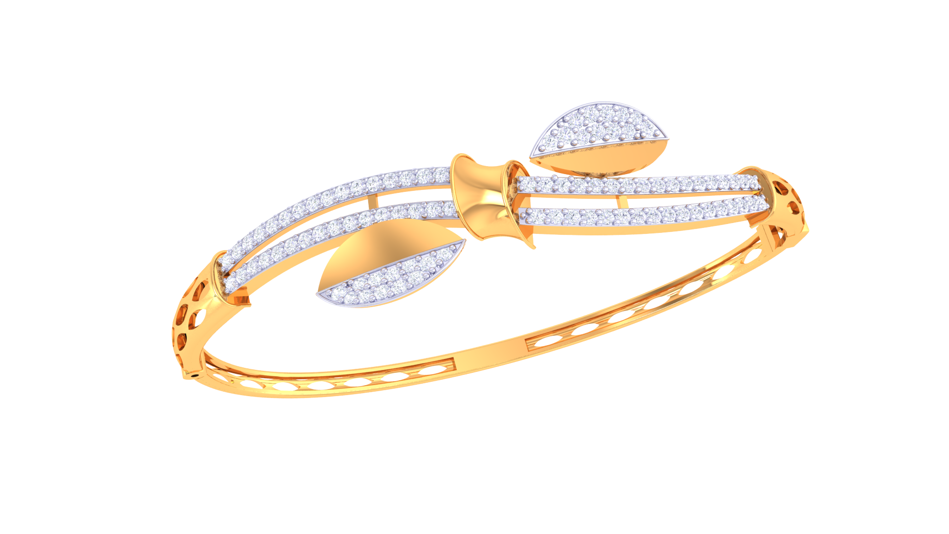 Petal Grace 925 Silver Bangle