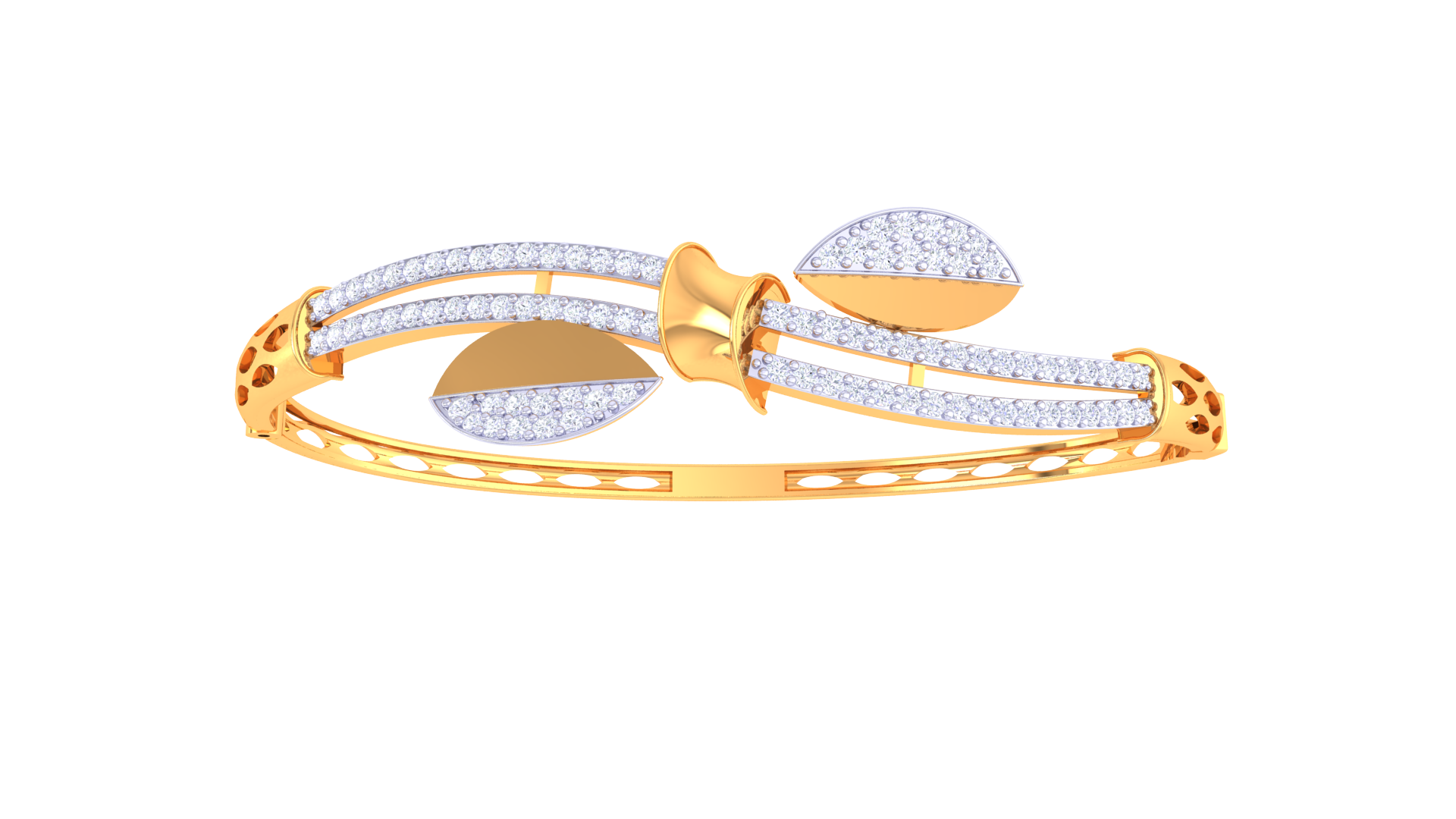 Petal Grace 925 Silver Bangle