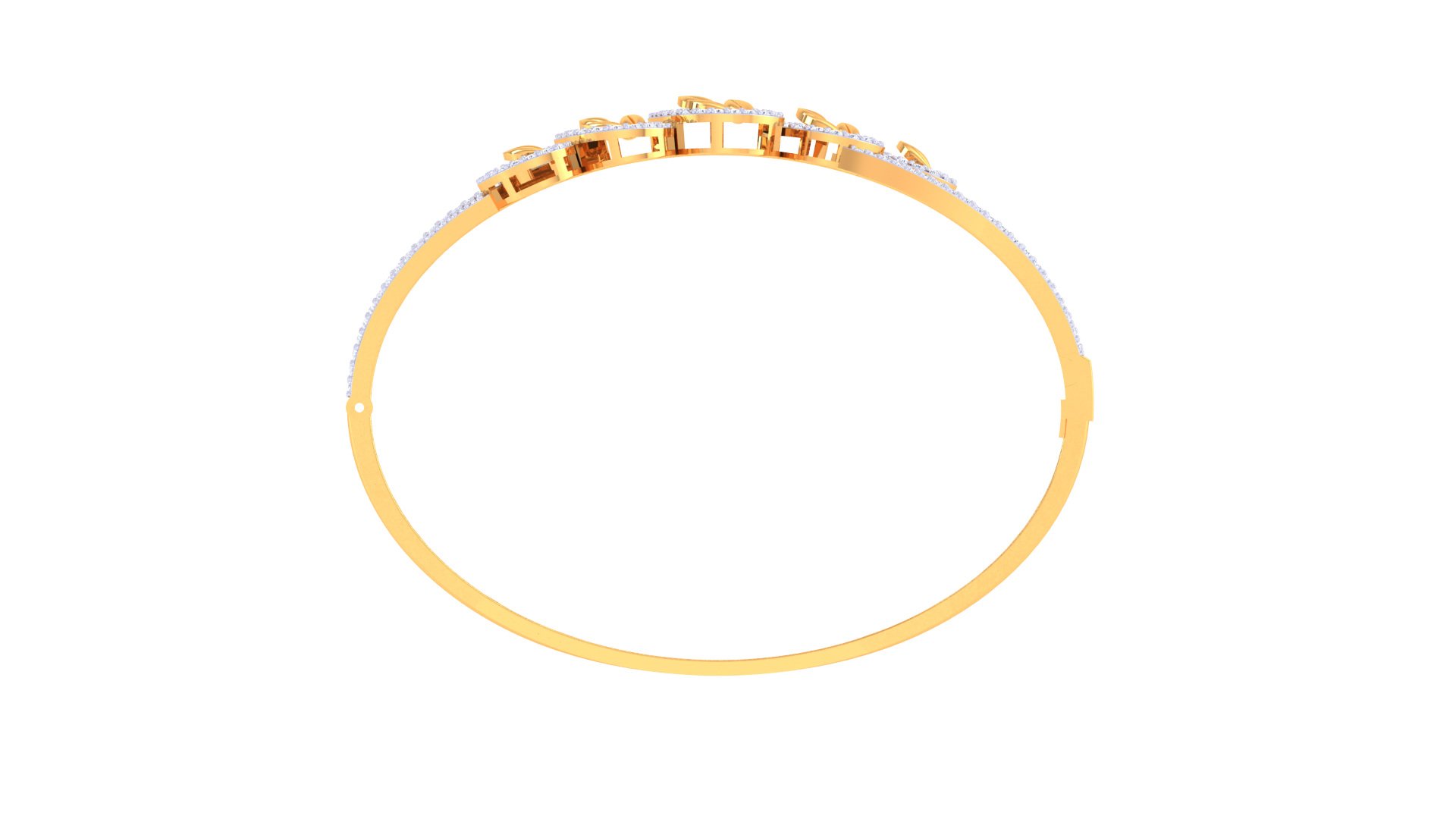 Leaf Drop 925 Silver Designer Bangle for Girls