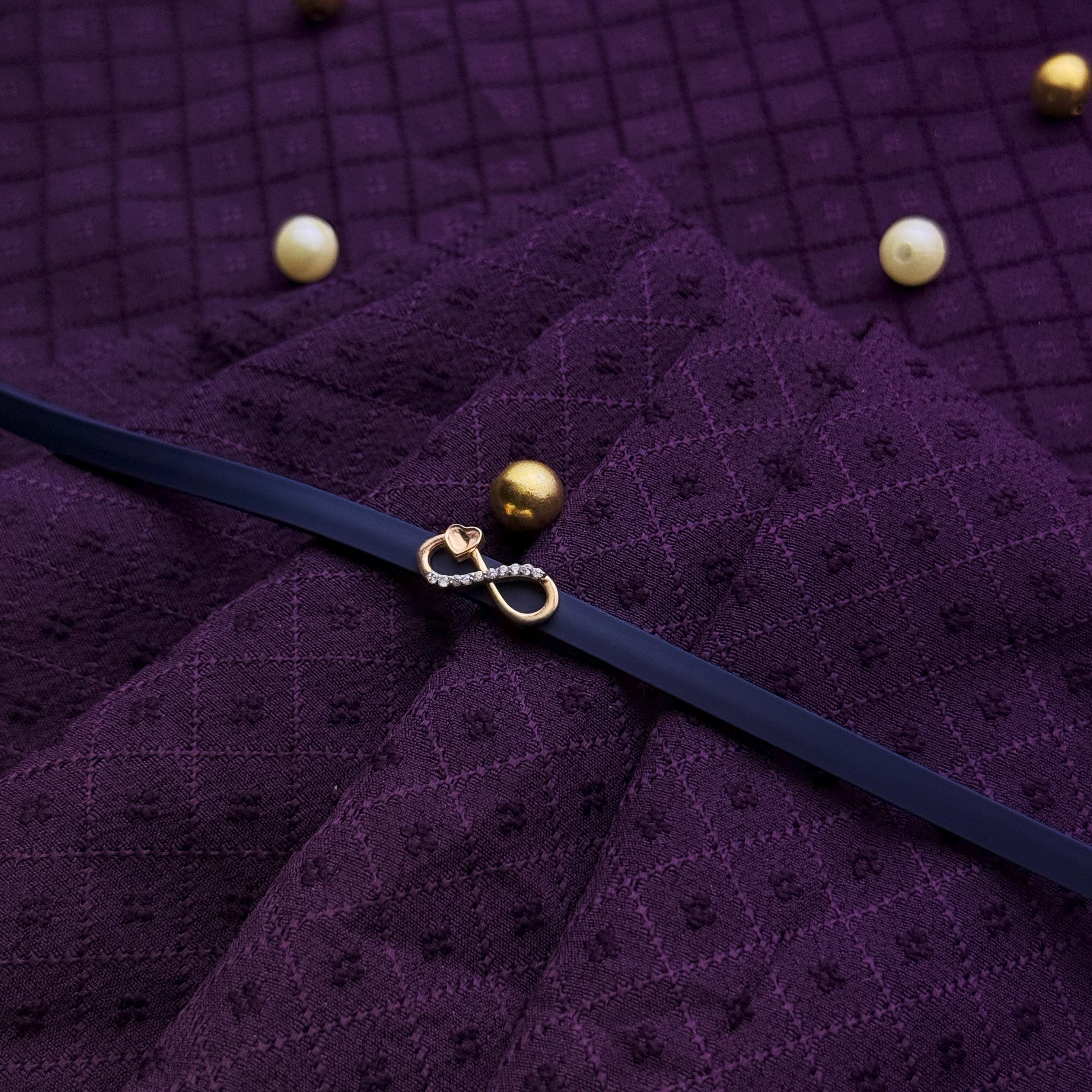 Infinity Love Rakhi Bracelet for Girls – Rose Gold Elegance | Aneytri Special for Girls Collection