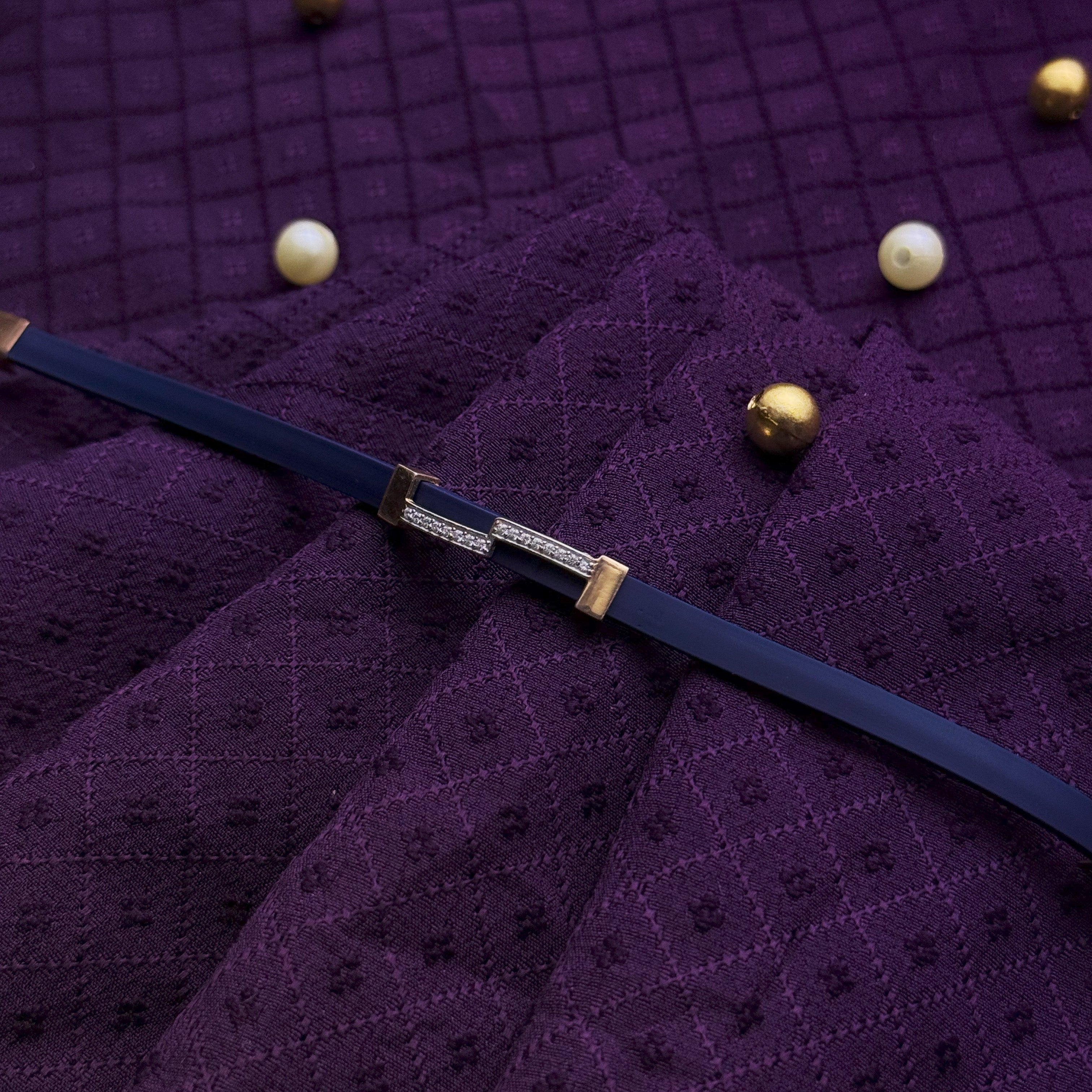 Elegant Rose Gold & Blue Rakhi Bracelet – Special for Girls Collection | Aneytri