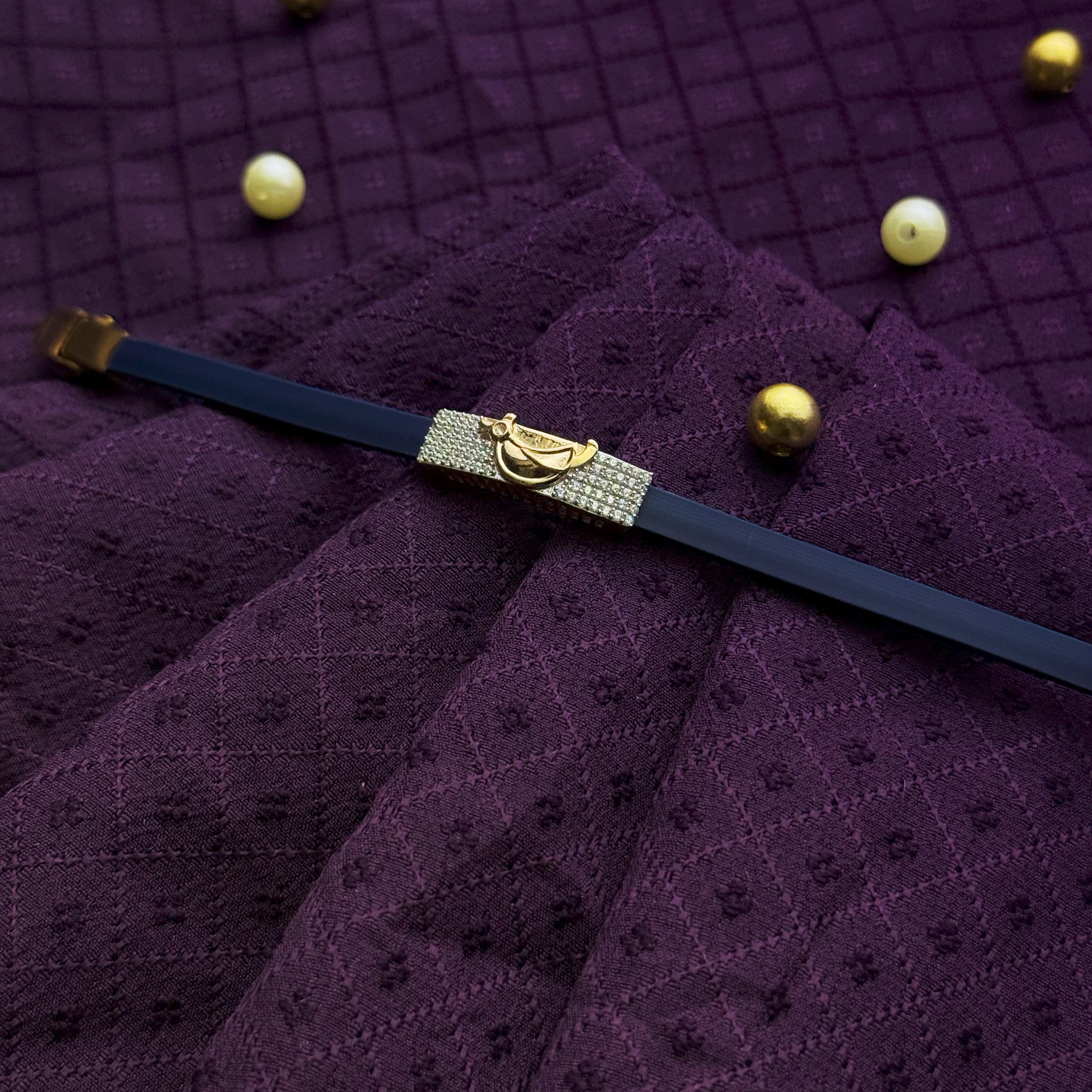 925 Silver Moon Rakhi with Blue Strap for Girls – Aneytri Jewelry