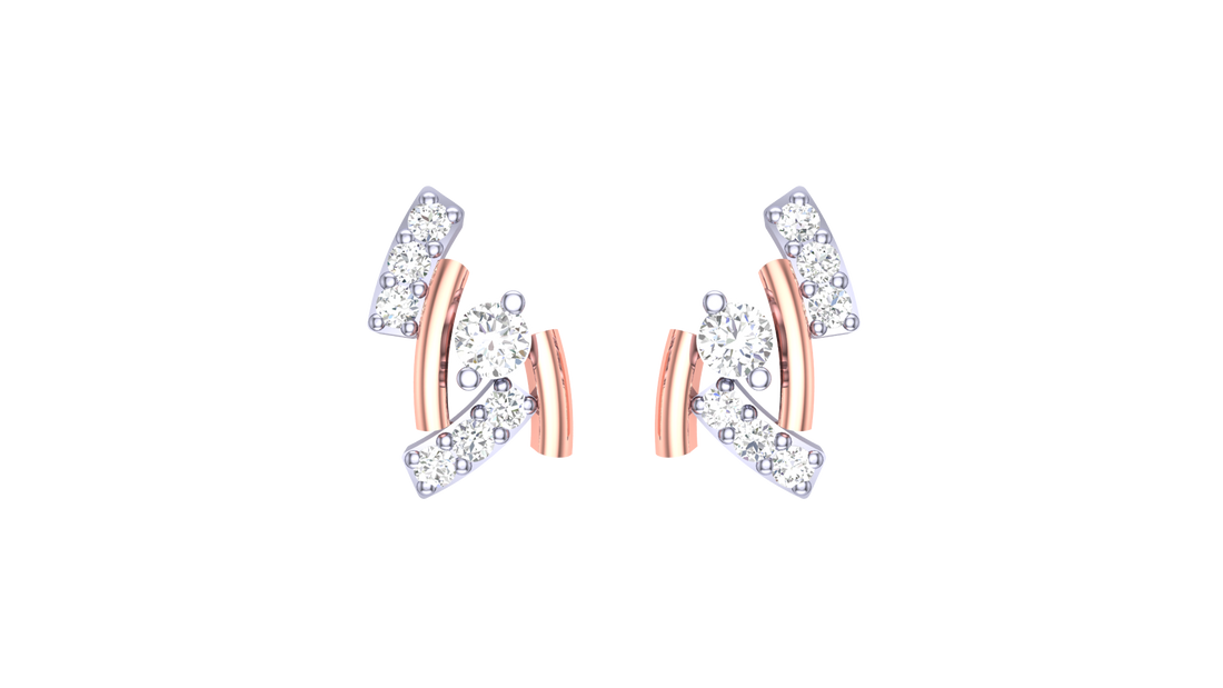 925 Silver Modern Traditional Fusion Earrings for Girls & Women