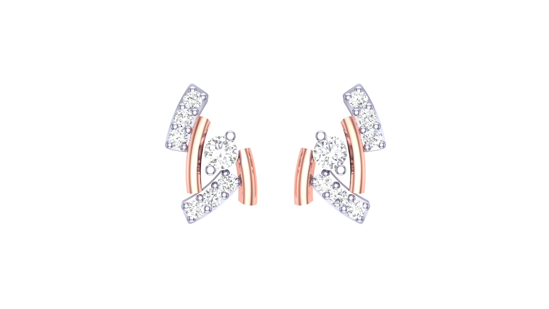 925 Silver Modern Traditional Fusion Earrings for Girls & Women
