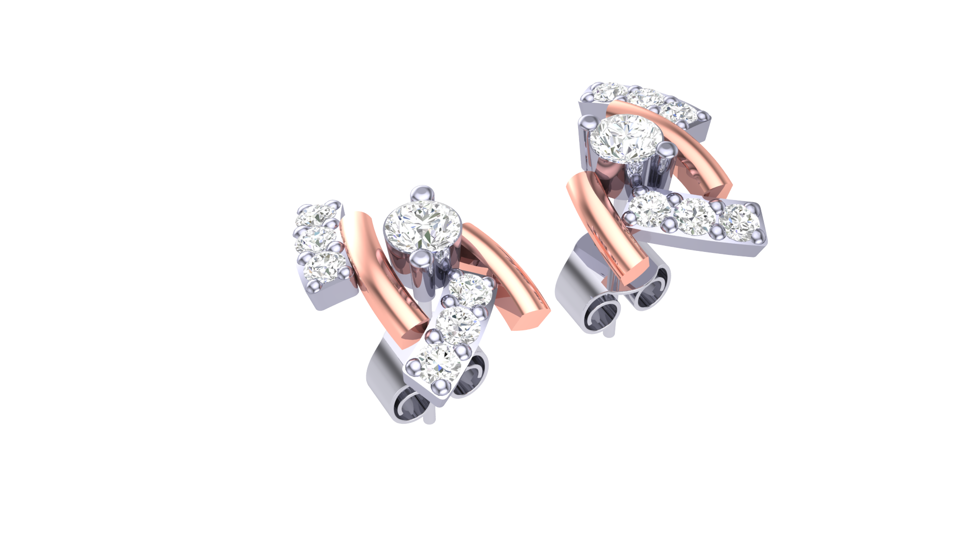925 Silver Modern Traditional Fusion Earrings for Girls & Women