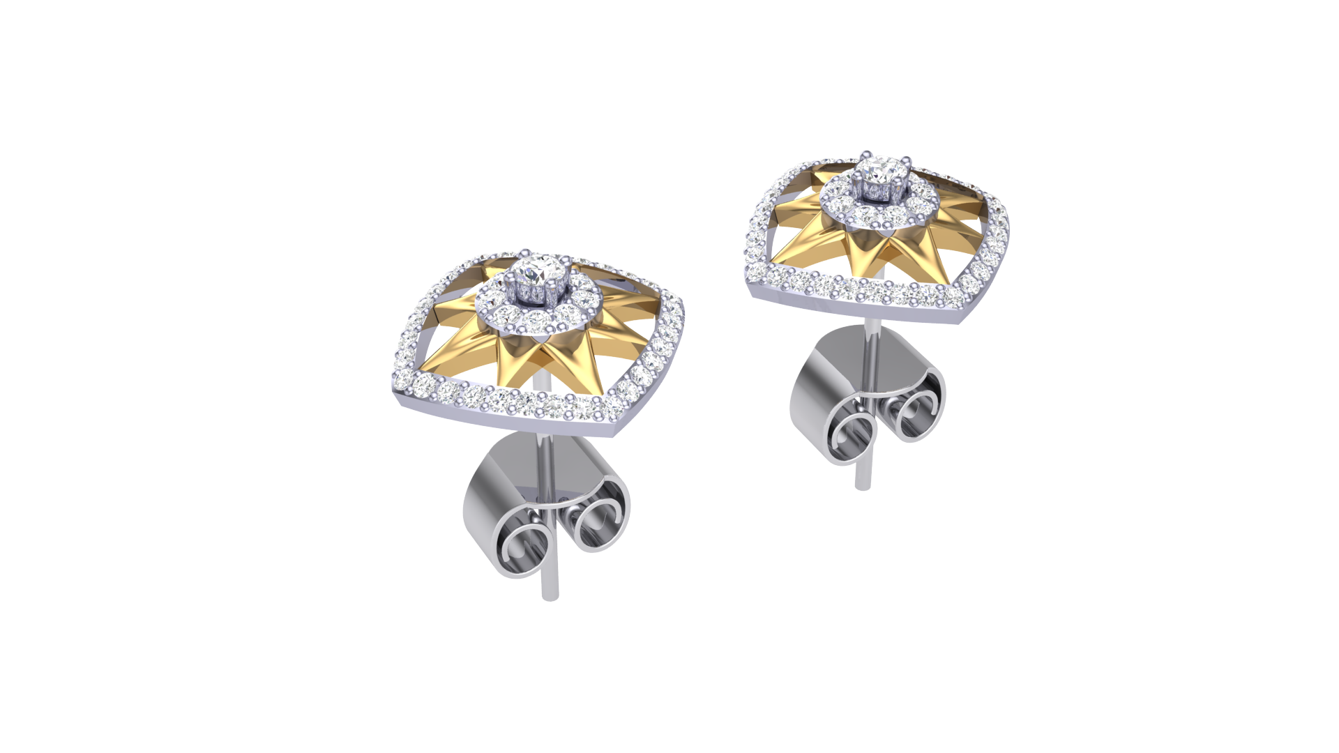 Eternal Loop 925 Silver Oval & Circle Earrings