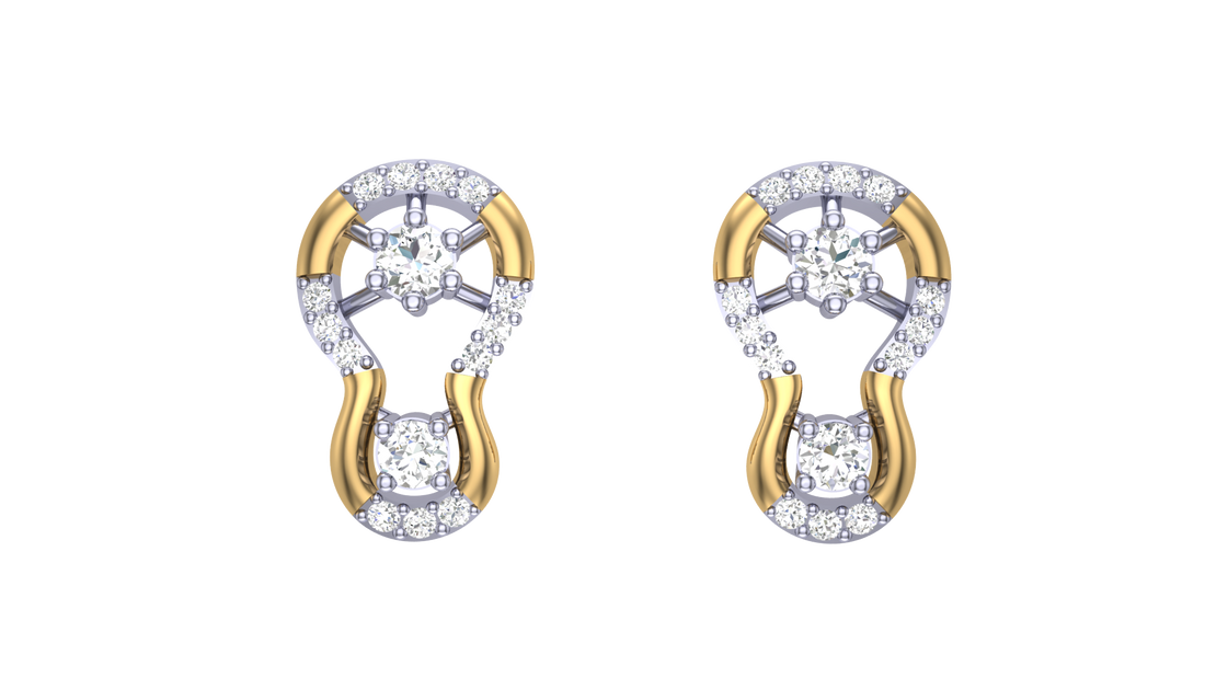 925 Silver Rounded Traditional Earrings for Girls & Women
