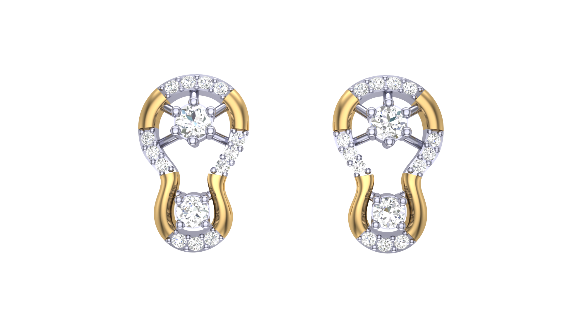 925 Silver Rounded Traditional Earrings for Girls & Women
