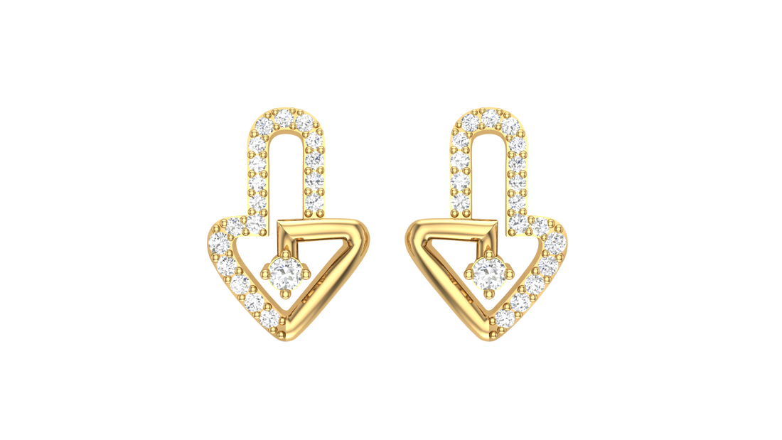 Arrow Elegance 925 Silver Earrings