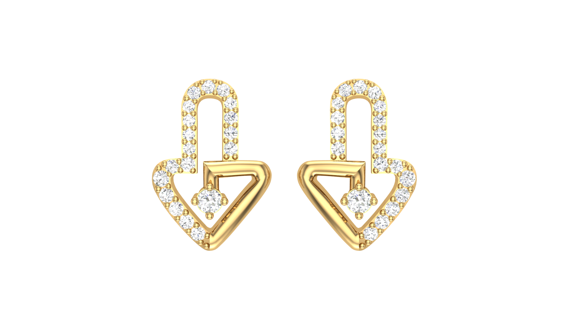 Arrow Elegance 925 Silver Earrings