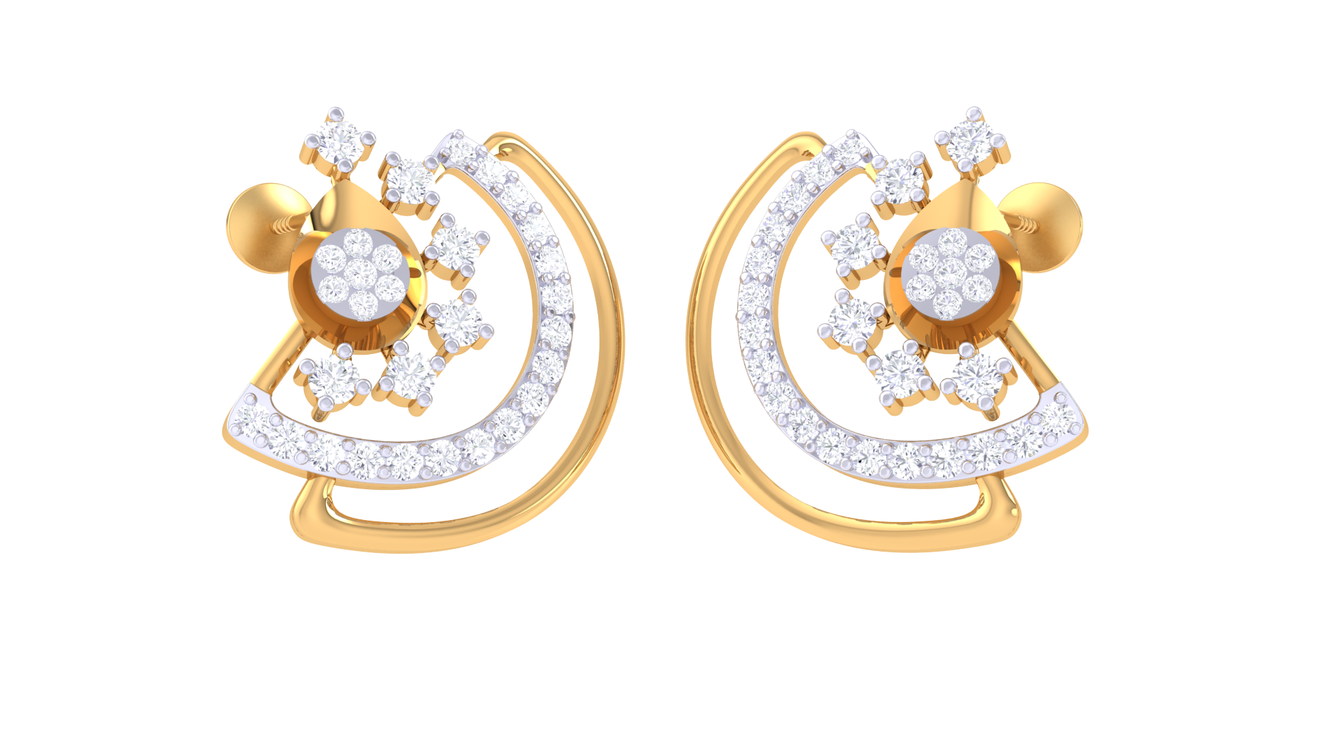 Celestia Orbit 925 Silver Earrings
