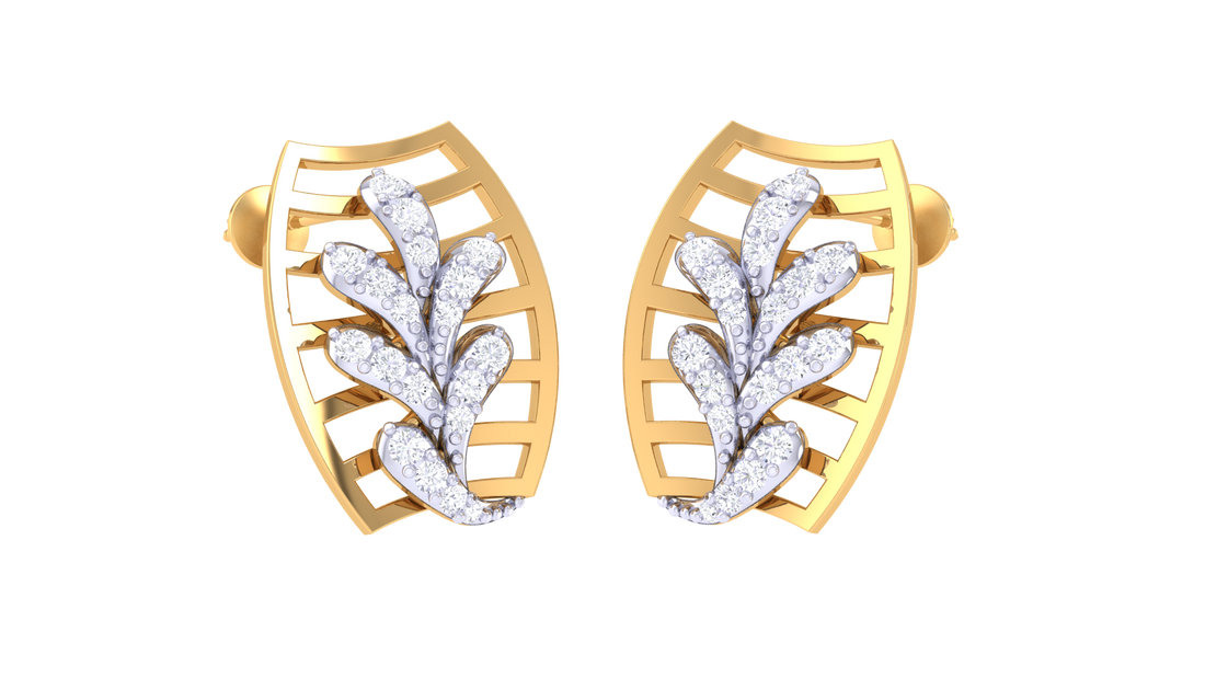 Leaf Whisper 925 Silver Earrings