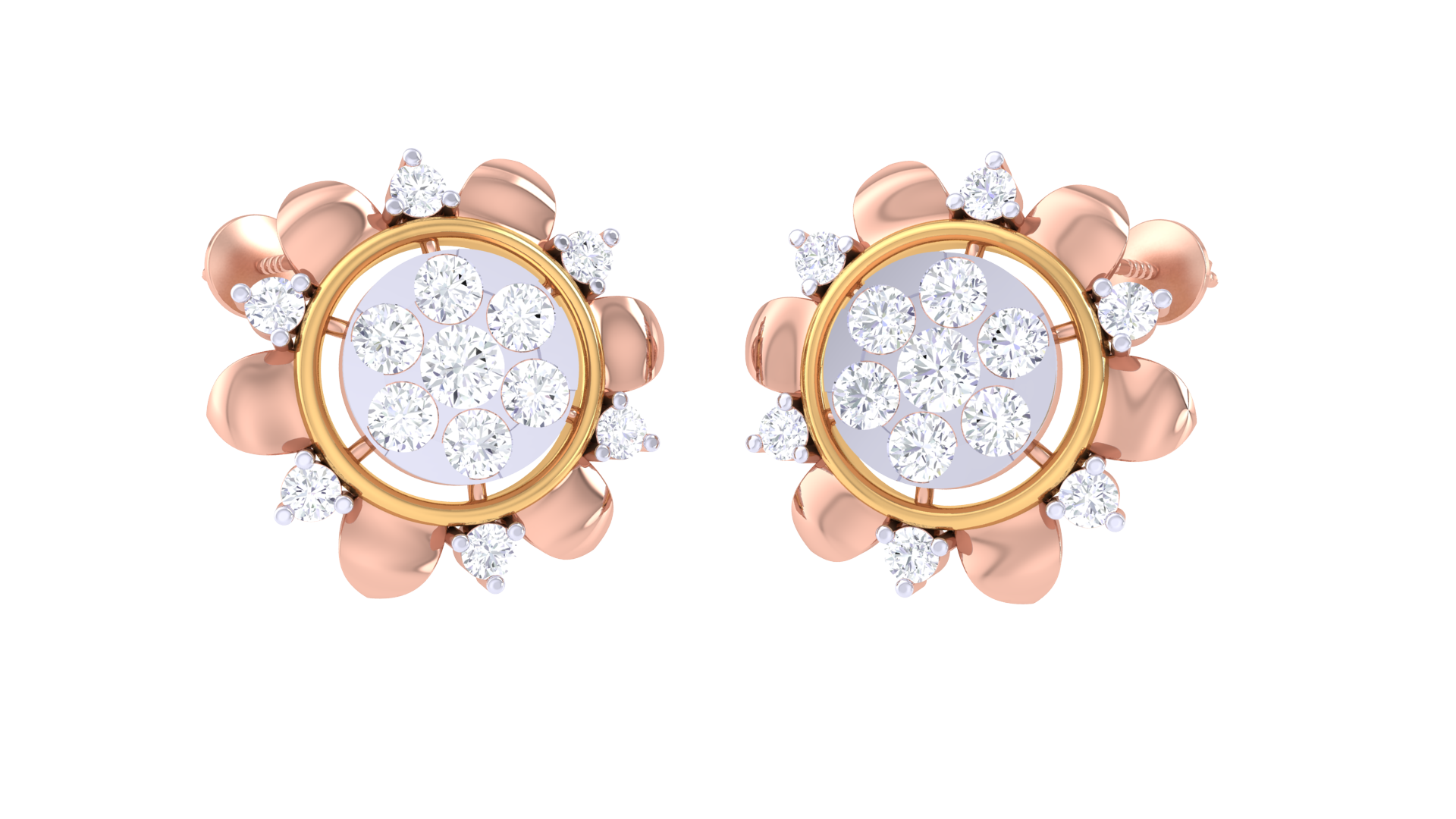Blossom Radiance 925 Silver Earrings