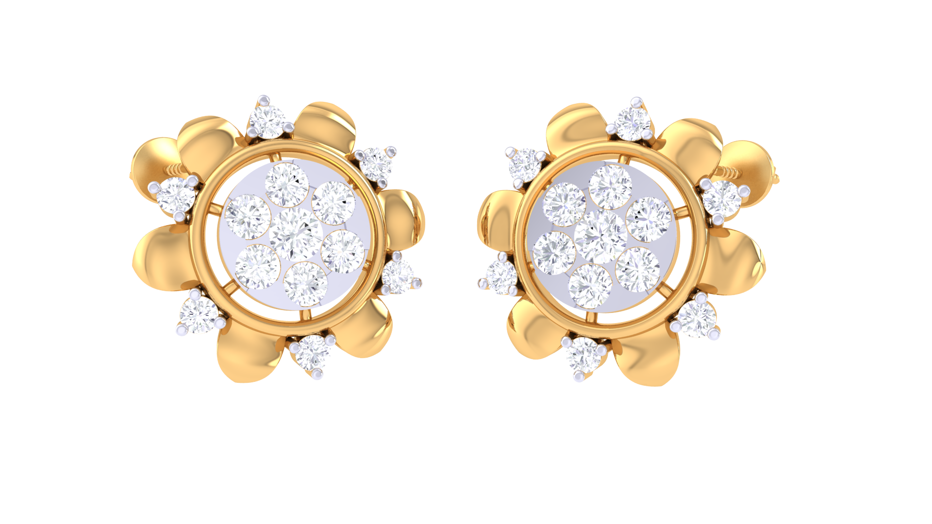 Blossom Radiance 925 Silver Earrings